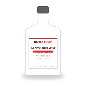 1-ACETYLPIPERAZINE - BioTek Brew laboratory chemical, CAS 13889-98-0, pack sizes 5 gm - 25 gm