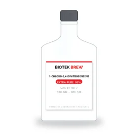 1-CHLORO-2,4-DINITROBENZENE - BioTek Brew laboratory chemical, CAS 97-00-7, pack sizes 500 gm - 500 gm