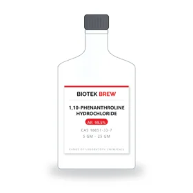 1,10-PHENANTHROLINE HYDROCHLORIDE - BioTek Brew laboratory chemical, CAS 18851-33-7, pack sizes 5 gm - 25 gm