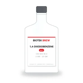 1,4-DIIODOBENZENE - BioTek Brew laboratory chemical, CAS 624-38-4, pack sizes 5 gm - 25 gm