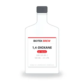 1,4-DIOXANE - BioTek Brew laboratory chemical, CAS 123-91-1, pack sizes 500 ml - 2.5 Ltr.