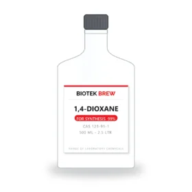 1,4-DIOXANE - BioTek Brew laboratory chemical, CAS 123-91-1, pack sizes 500 ml - 2.5 Ltr.