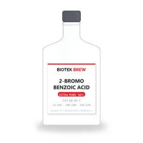 2-BROMO BENZOIC ACID - BioTek Brew laboratory chemical, CAS 88-65-3, pack sizes 25 gm - 100 gm - 500 gm