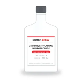 2-BROMOETHYLAMINE HYDROBROMIDE - BioTek Brew laboratory chemical, CAS 2576-47-8, pack sizes 100 gm - 500 gm