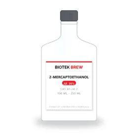 2-MERCAPTOETHANOL - BioTek Brew laboratory chemical, CAS 60-24-2, pack sizes 100 ml - 250 ml