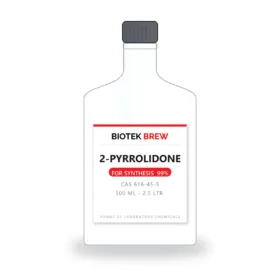 2-PYRROLIDONE - BioTek Brew laboratory chemical, CAS 616-45-5, pack sizes 500 ml - 2.5 Ltr.