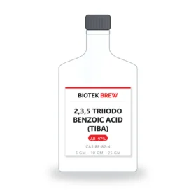 2,3,5 TRIIODO BENZOIC ACID (TIBA) - BioTek Brew laboratory chemical, CAS 88-82-4, pack sizes 5 gm - 10 gm - 25 gm