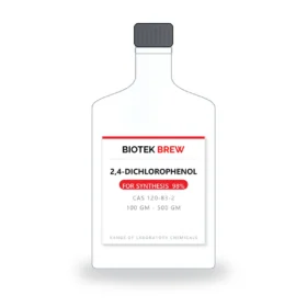2,4-DICHLOROPHENOL - BioTek Brew laboratory chemical, CAS 120-83-2, pack sizes 100 gm - 500 gm