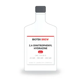 2,4-DINITROPHENYL HYDRAZINE - BioTek Brew laboratory chemical, CAS 119-26-6, pack sizes 25 gm - 100 gm - 500 gm