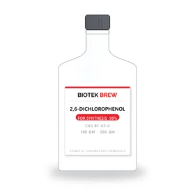 2,6-DICHLOROPHENOL - BioTek Brew laboratory chemical, CAS 87-65-0, pack sizes 100 gm - 500 gm