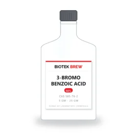 3-BROMO BENZOIC ACID - BioTek Brew laboratory chemical, CAS 585-76-2, pack sizes 5 gm - 25 gm