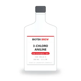 3-CHLORO ANILINE - BioTek Brew laboratory chemical, CAS 108-42-9, pack sizes 500 ml - 2.5 Ltr.