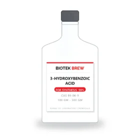 3-HYDROXYBENZOIC ACID - BioTek Brew laboratory chemical, CAS 99-06-9, pack sizes 100 gm - 500 gm