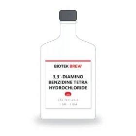 3,3'-DIAMINO BENZIDINE TETRA HYDROCHLORIDE - BioTek Brew laboratory chemical, CAS 7411-49-6, pack sizes 1 gm - 5 gm