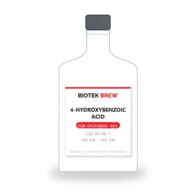 4-HYDROXYBENZOIC ACID - BioTek Brew laboratory chemical, CAS 99-96-7, pack sizes 100 gm - 500 gm