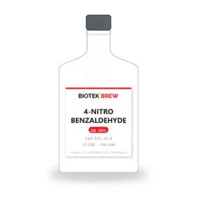 4-NITRO BENZALDEHYDE - BioTek Brew laboratory chemical, CAS 555-16-8, pack sizes 25 gm - 100 gm