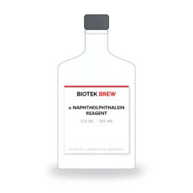 a-NAPHTHOLPHTHALEIN REAGENT - BioTek Brew laboratory chemical, pack sizes 125 ml - 500 ml