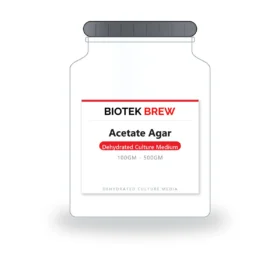 Acetate Agar - BioTek Brew dehydrated culture medium, pack sizes 100gm - 500gm