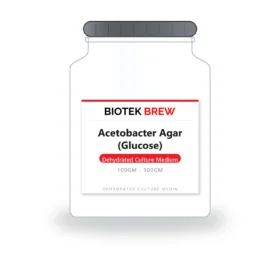 Acetobacter Agar (Glucose) - BioTek Brew dehydrated culture medium, pack sizes 100gm - 500gm