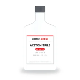 ACETONITRILE - BioTek Brew laboratory chemical, CAS 75-05-8, pack sizes 500 ml - 2.5 Ltr.