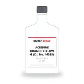 ACRIDINE ORANGE YELLOW G (C.I. No. 46025) - BioTek Brew laboratory chemical, CAS 135-49-9, pack sizes 25 gm