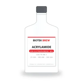 ACRYLAMIDE - BioTek Brew laboratory chemical, CAS 79-06-1, pack sizes 25 gm - 100 gm - 500 gm