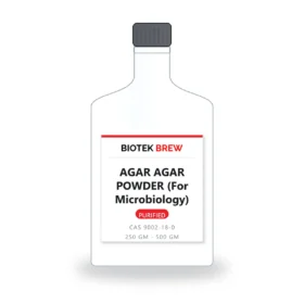AGAR AGAR POWDER (For Microbiology) - BioTek Brew laboratory chemical, CAS 9002-18-0, pack sizes 250 gm - 500 gm