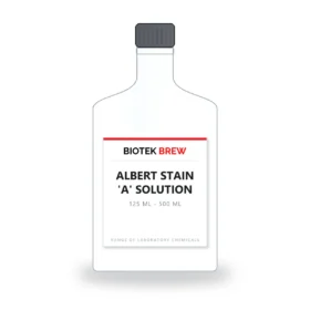 ALBERT STAIN 'A' SOLUTION - BioTek Brew laboratory chemical, pack sizes 125 ml - 500 ml