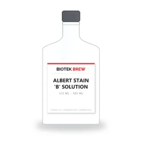 ALBERT STAIN 'B' SOLUTION - BioTek Brew laboratory chemical, pack sizes 125 ml - 500 ml
