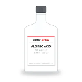 ALGINIC ACID - BioTek Brew laboratory chemical, CAS 9005-32-7, pack sizes 250 gm - 500 gm