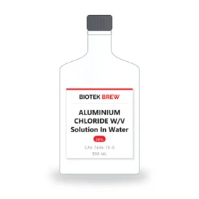 ALUMINIUM CHLORIDE W/V Solution In Water - BioTek Brew laboratory chemical, CAS 7446-70-0, pack sizes 500 ml