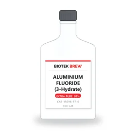 ALUMINIUM FLUORIDE (3-Hydrate) - BioTek Brew laboratory chemical, CAS 15098-87-0, pack sizes 500 gm