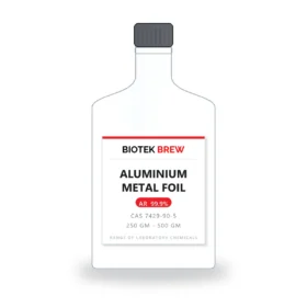 ALUMINIUM METAL FOIL - BioTek Brew laboratory chemical, CAS 7429-90-5, pack sizes 250 gm - 500 gm