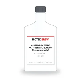 ALUMINIUM OXIDE ACTIVE (BASIC) (Column Chromatography) - BioTek Brew laboratory chemical, CAS 1344-28-1, pack sizes 500 gm