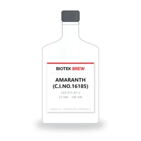 AMARANTH (C.I.NO.16185) - BioTek Brew laboratory chemical, CAS 915-67-3, pack sizes 25 gm - 100 gm