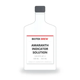 AMARANTH INDICATOR SOLUTION - BioTek Brew laboratory chemical, CAS 915-67-3, pack sizes 100 ml - 500 ml