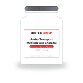 Amies Transport Medium w/o Charcoal - BioTek Brew dehydrated culture medium, pack sizes 100gm - 500gm