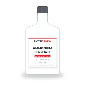 AMMONIUM BENZOATE - BioTek Brew laboratory chemical, CAS 1863-63-4, pack sizes 500 gm