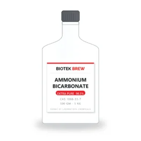 AMMONIUM BICARBONATE - BioTek Brew laboratory chemical, CAS 1066-33-7, pack sizes 500 gm - 5 kg