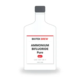 AMMONIUM BIFLUORIDE Pure - BioTek Brew laboratory chemical, CAS 1341-49-7, pack sizes 500 gm