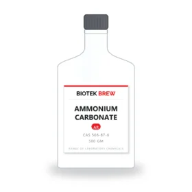 AMMONIUM CARBONATE - BioTek Brew laboratory chemical, CAS 506-87-6, pack sizes 500 gm