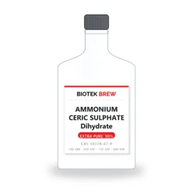 AMMONIUM CERIC SULPHATE Dihydrate - BioTek Brew laboratory chemical, CAS 10378-47-9