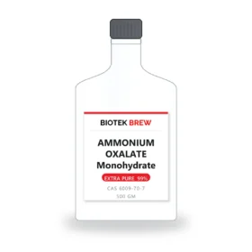 AMMONIUM OXALATE Monohydrate - BioTek Brew laboratory chemical, CAS 6009-70-7, pack sizes 500 gm