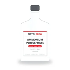 AMMONIUM PERSULPHATE - BioTek Brew laboratory chemical, CAS 7727-54-0, pack sizes 500 gm