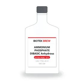 AMMONIUM PHOSPHATE DIBASIC Anhydrous - BioTek Brew laboratory chemical, CAS 7783-28-0, pack sizes 500 gm