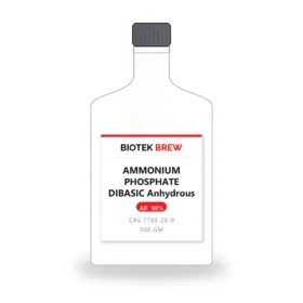AMMONIUM PHOSPHATE DIBASIC Anhydrous - BioTek Brew laboratory chemical, CAS 7783-28-0, pack sizes 500 gm