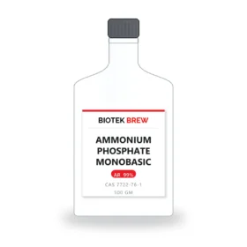 AMMONIUM PHOSPHATE MONOBASIC - BioTek Brew laboratory chemical, CAS 7722-76-1, pack sizes 500 gm