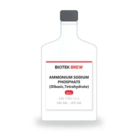AMMONIUM SODIUM PHOSPHATE (Dibasic,Tetrahydrate) - BioTek Brew laboratory chemical, CAS 7783-13-3, pack sizes 500 gm - 500 gm