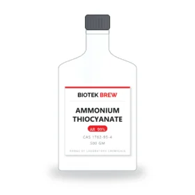 AMMONIUM THIOCYANATE - BioTek Brew laboratory chemical, CAS 1762-95-4, pack sizes 500 gm