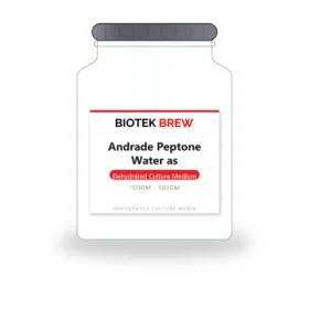 Andrade Peptone Water as - BioTek Brew dehydrated culture medium, pack sizes 100gm - 500gm